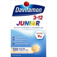 Een afbeelding van Davitamon Junior kauwvitamines 3-12 jaar