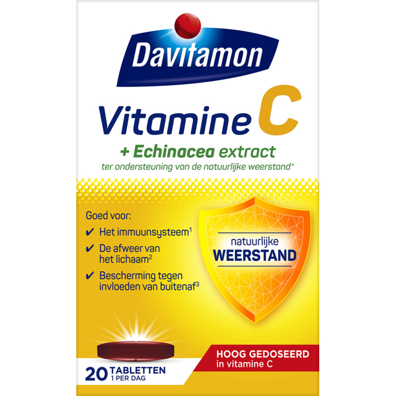 Een afbeelding van Davitamon Vitamine c + echinacea