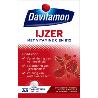 pdp-image-Davitamon IJzer met vitamine C en B12