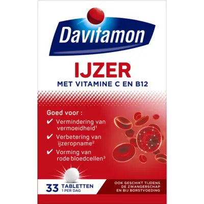 pdp-image-Davitamon IJzer met vitamine C en B12