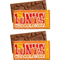 Een afbeelding van Tony's Chocolonely Melk, karamel, zeezout pakket