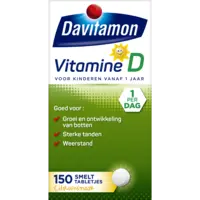 Davitamon Vitamine d citroensmaak smelttabletjes