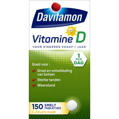 pdp-image-Davitamon Vitamine d citroensmaak smelttabletjes