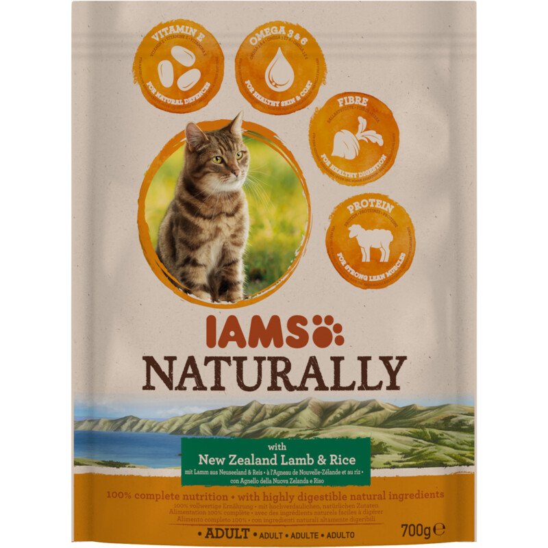 Een afbeelding van IAMS Naturally adult lam & rijst