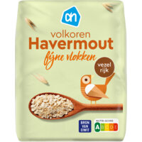 Een afbeelding van AH Volkoren havermout fijne vlokken