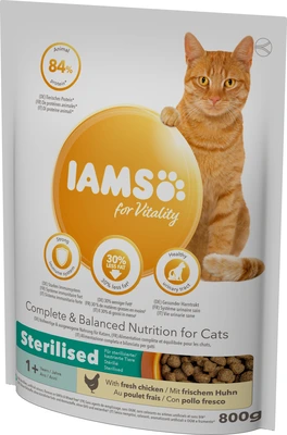 pdp-image-IAMS For vitality 1+ sterilised fresh chicken