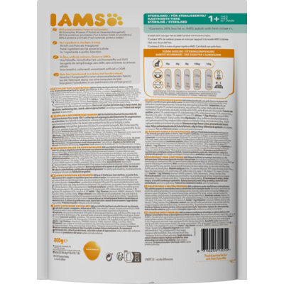 pdp-image-IAMS For vitality 1+ sterilised fresh chicken