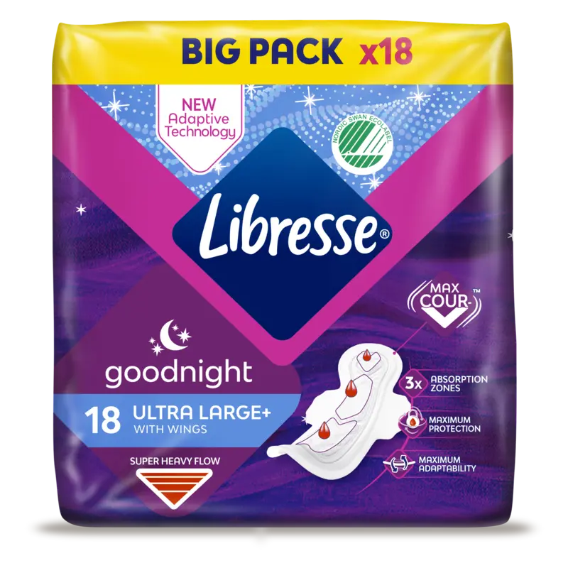 Libresse Goodnight ultra large+ wings bigpack