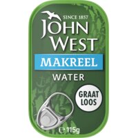 Een afbeelding van John West Makreel water