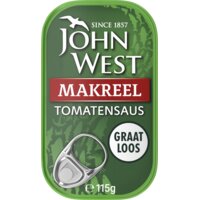 Een afbeelding van John West Makreel tomaat