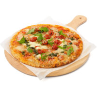 Een afbeelding van AH Pizza mozzarella pesto