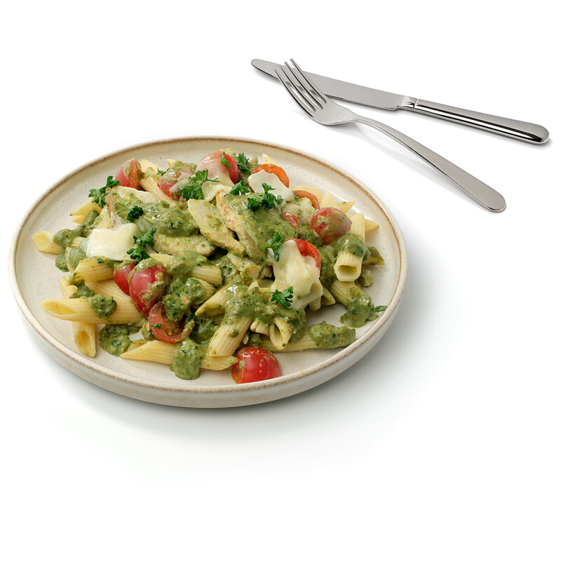 Een afbeelding van AH Verse pasta pesto kip