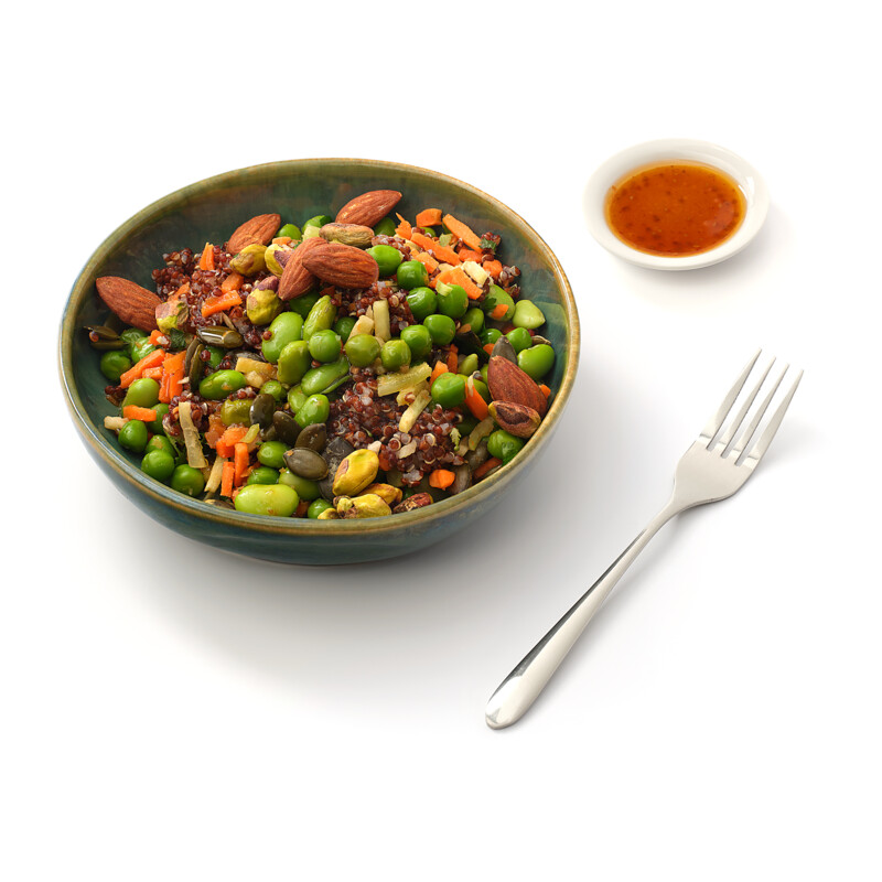 Een afbeelding van AH Terra Plantaardige kleine salade quinoa noten