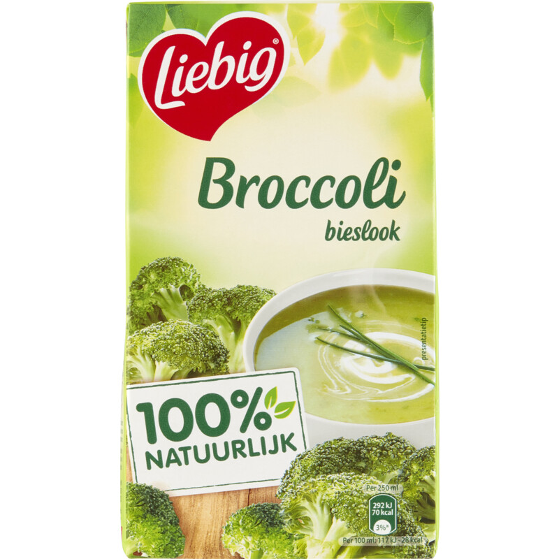 Een afbeelding van Liebig Broccolisoep met bieslook bel