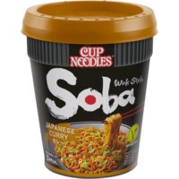 Een afbeelding van Nissin Soba cup noodles Japanese curry