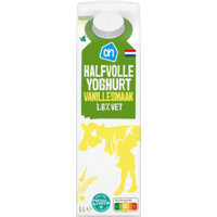 Een afbeelding van AH Halfvolle yoghurt vanille 1,5%