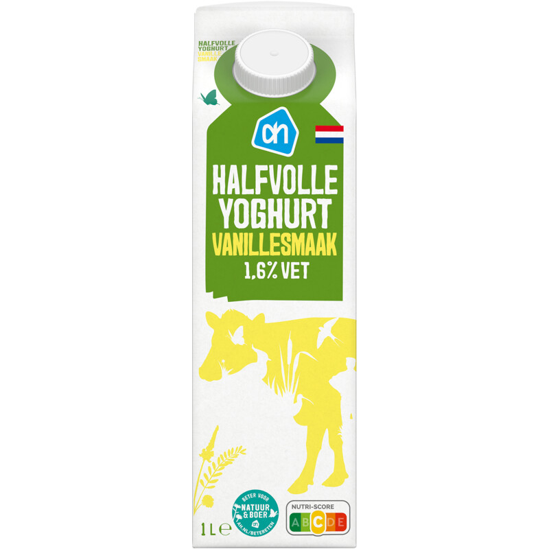 Een afbeelding van AH Halfvolle yoghurt vanillesmaak