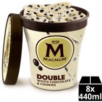 Een afbeelding van Magnum White chocolate & cookies pint