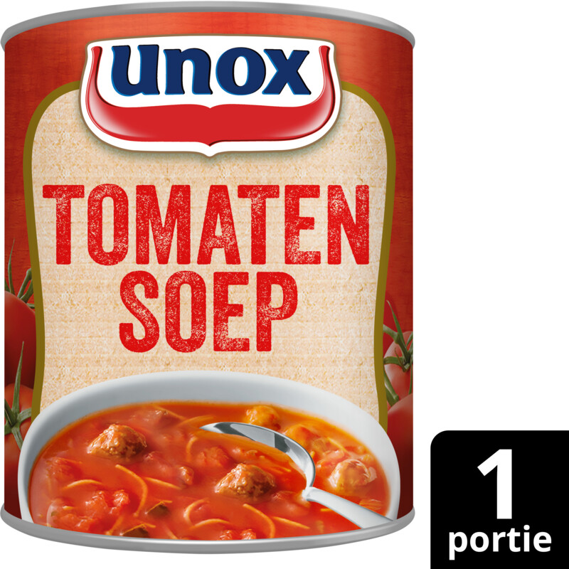 Een afbeelding van Unox Stevige tomatensoep