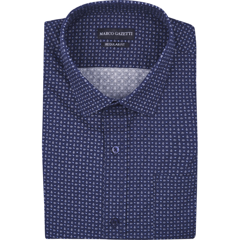 Een afbeelding van Marco Gazetti Overhemd navy M