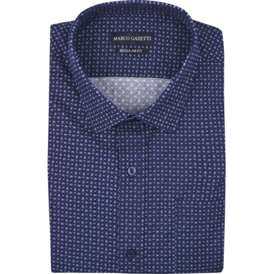pdp-image-Marco Gazetti Overhemd navy XXL