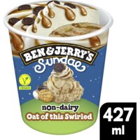Een afbeelding van Ben & Jerry's Sundae non-dairy oat of this swirled