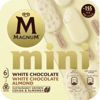 Een afbeelding van Magnum Mini white chocolate & white almond