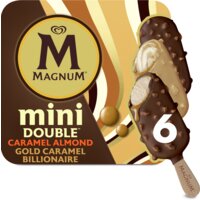 Een afbeelding van Magnum Mini double caramel almondgold