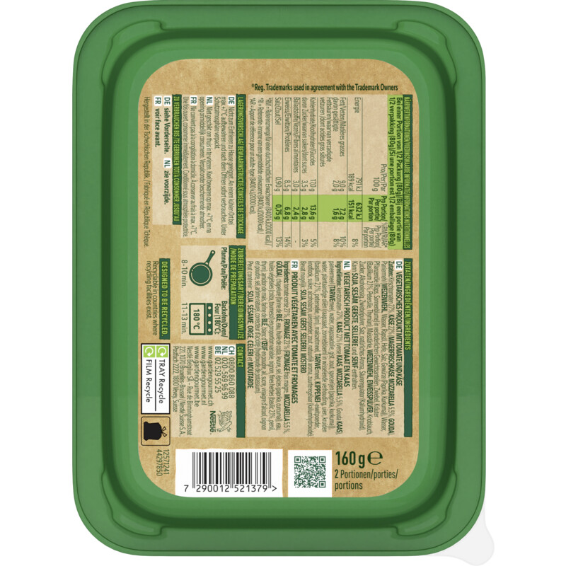 Een afbeelding van Garden Gourmet Tuscan carre