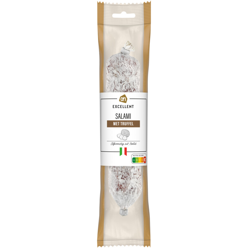Een afbeelding van AH Excellent Salami met truffel