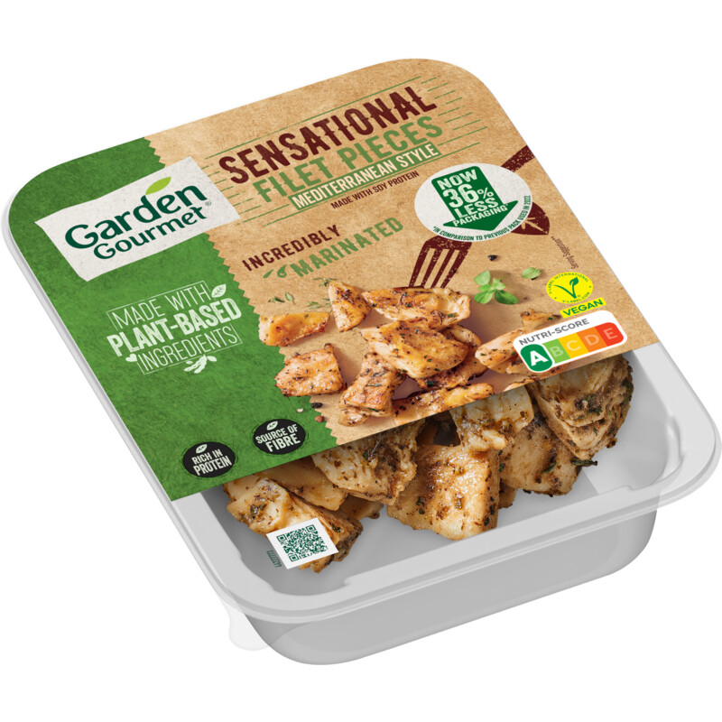 Een afbeelding van Garden Gourmet Sensational mediterraanse stukjes