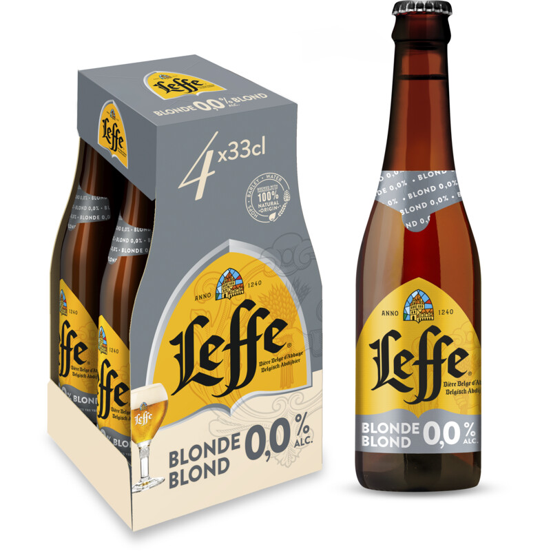 Een afbeelding van Leffe 0% 4fl bel