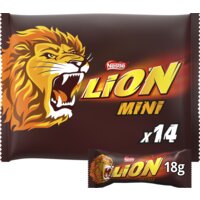 Een afbeelding van Lion Mini melkchocolade uitdeelzak