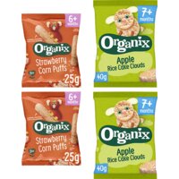 Een afbeelding van Organix baby snacks voordeelpakket 6+mnd
