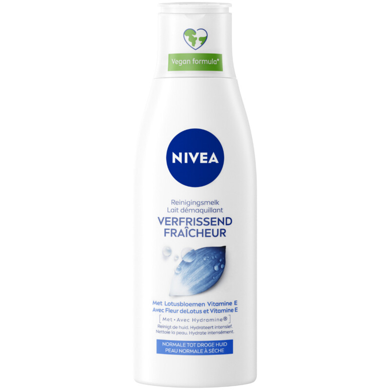 Een afbeelding van NIVEA Verfrissende reinigingsmelk vitamine E