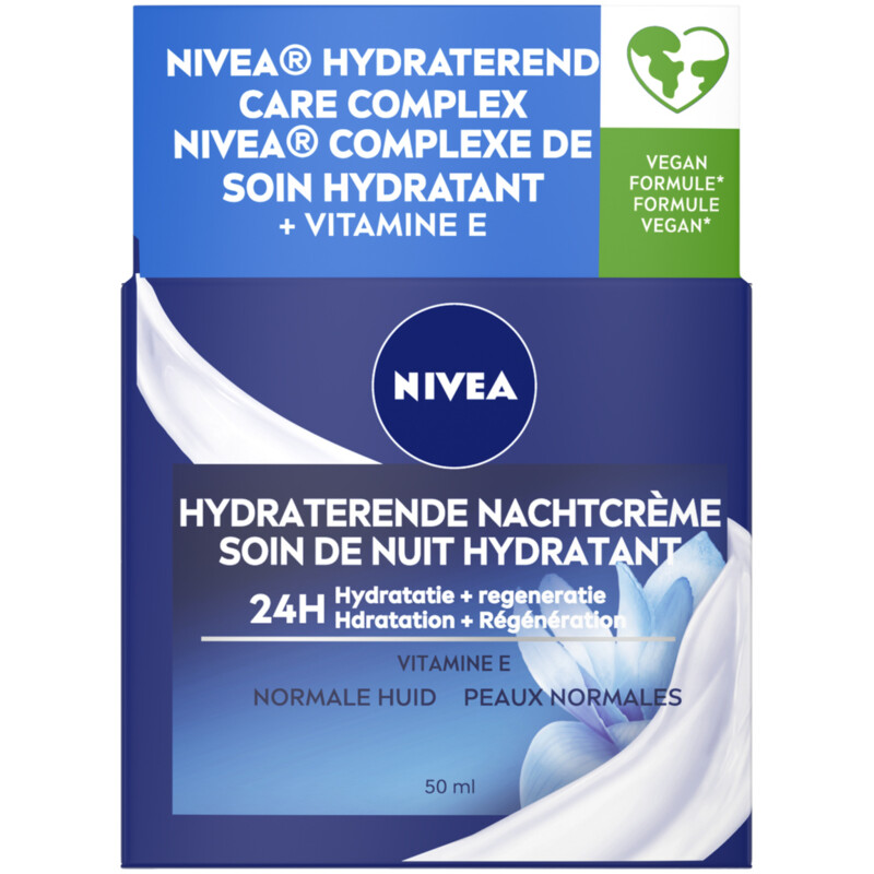 Een afbeelding van NIVEA Hydraterende nachtcrème normale huid