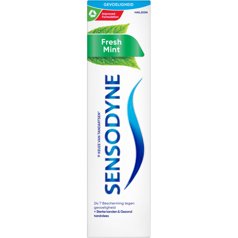 Een afbeelding van Sensodyne Fresh mint tandpasta