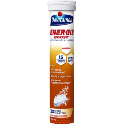 pdp-image-Davitamon Energie boost ginseng bruistabletten