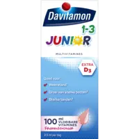 Davitamon Junior multivitamines framboos 1-3 jaar