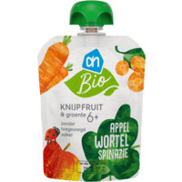 AH Biologisch Knijpfruit appel wortel spinazie 6m+
