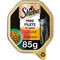 Een afbeelding van Sheba Mini filets in saus rund & kalkoen