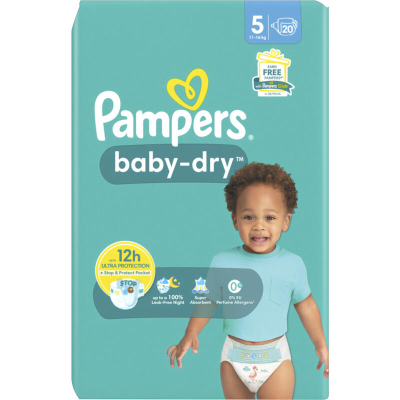 Pampers Baby dry luiers maat 5 reserveren Albert Heijn