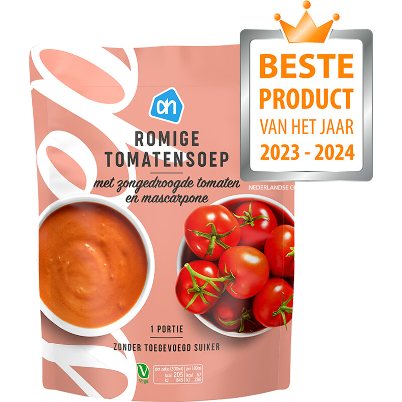 Een afbeelding van AH Romige tomatensoep