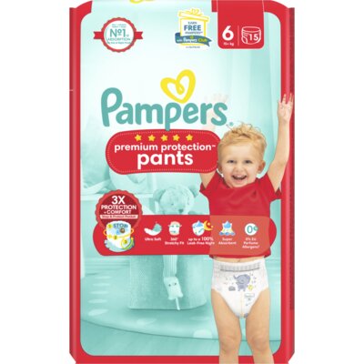 Pampers Premium protection pants broekjes maat 6 bestellen