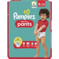 Een afbeelding van Pampers Baby dry pants luierbroekjes maat 6