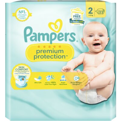 Pampers Premium protection luiers maat 2 bestellen Albert Heijn