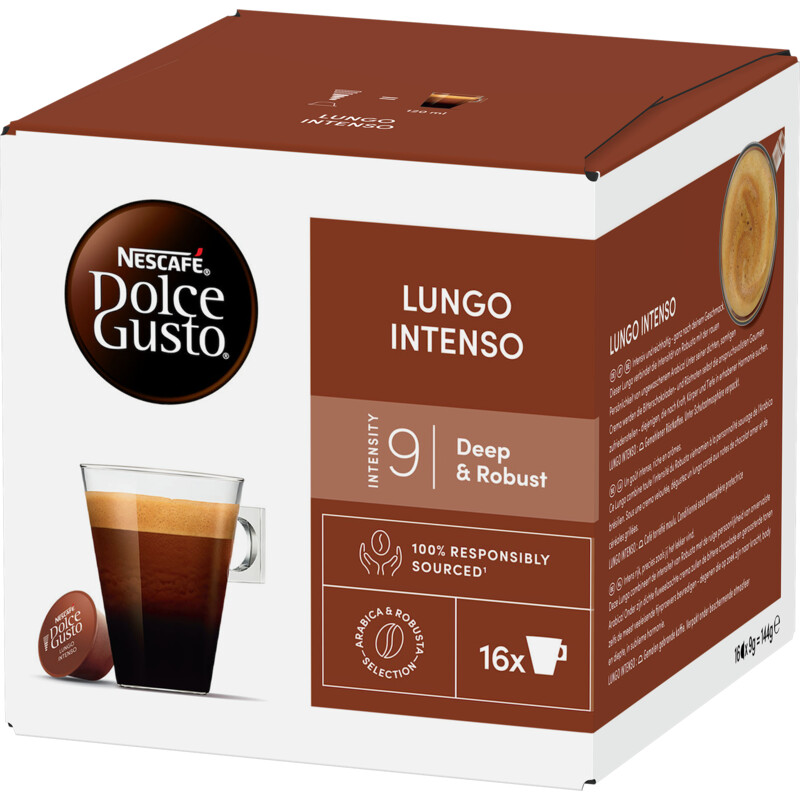 Een afbeelding van Nescafé Dolce Gusto Lungo intenso capsules