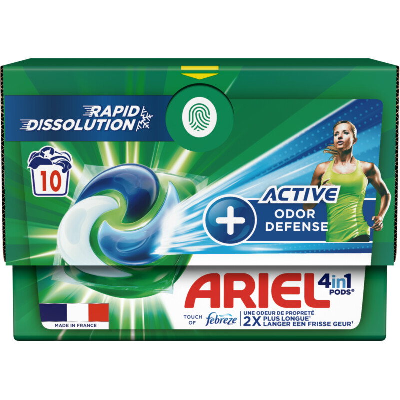 Een afbeelding van Ariel 4-in-1 pods+ active wasmiddelcapsules