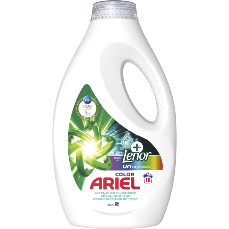 Een afbeelding van Ariel Color+ touch of lenor wasmiddel
