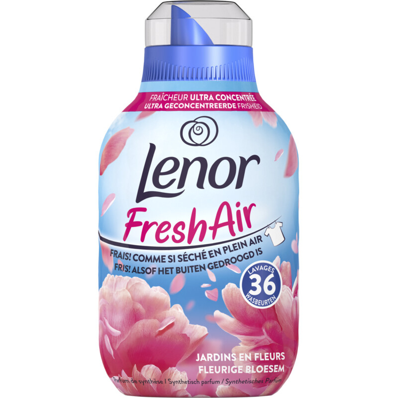 Een afbeelding van Lenor Fresh air wasverzachter fleurige bloesem